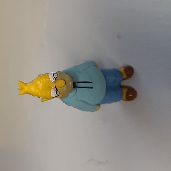 1997 simpsons grandpa pvc figure cake topper 2 1/4" - Picture 2 of 6